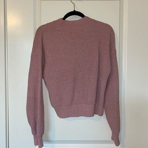 Hollister blush pink low turtle neck sweater